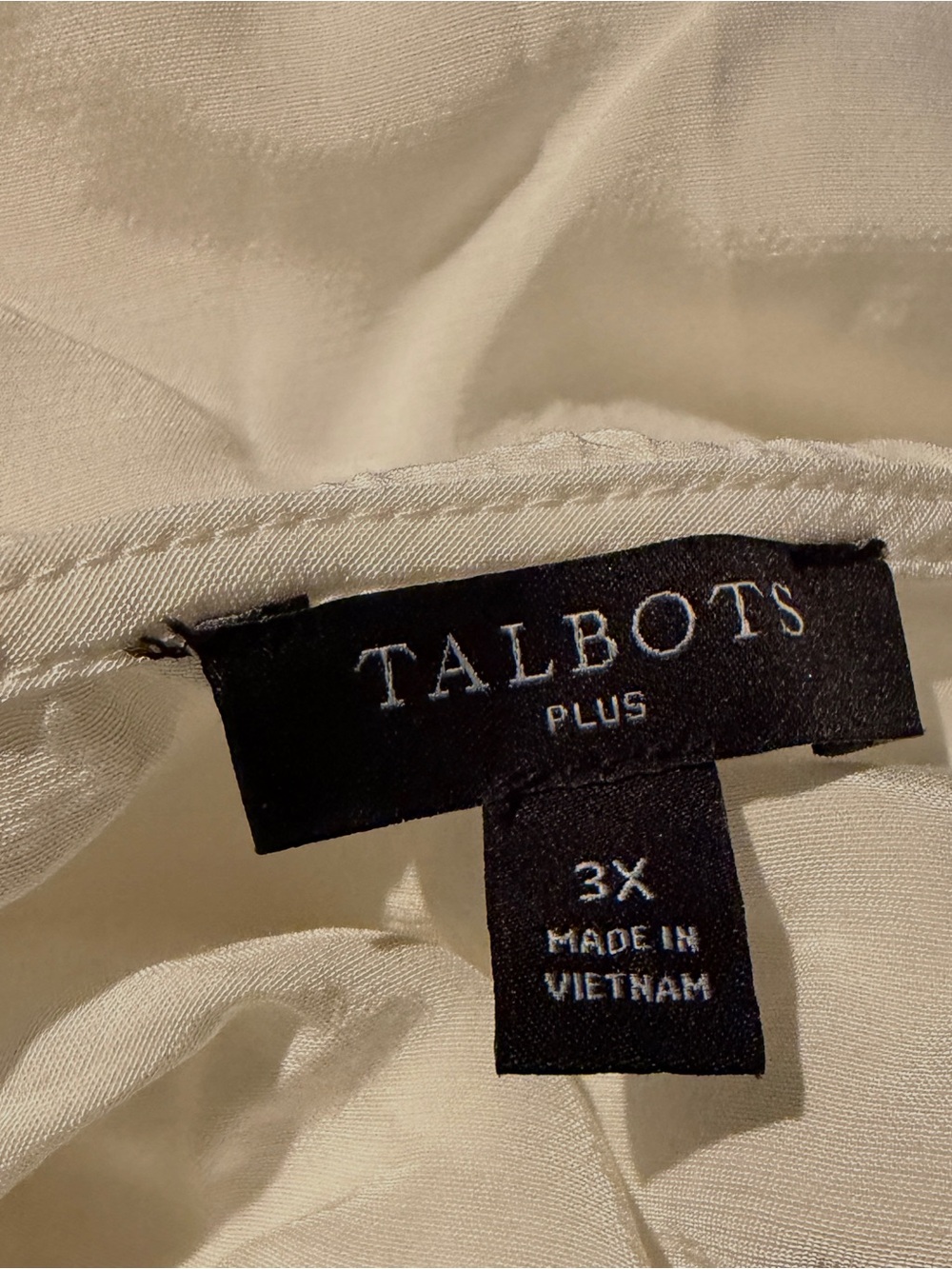 Talbots Ruffle V-Neck Sleeveless Top - Picture 3 of 4